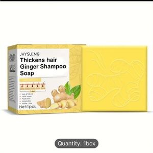 NEW Sulfate free ginger shampoo bar